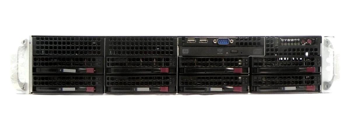 Used SuperMicro CSE-825 System Control Server Xeon CPU 2.33GHz Quad Core Working