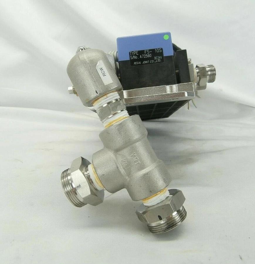 Used Regal Joint FS-10S 4-Port Flow Sensor Manifold FS-10 Hitachi M-712E Working