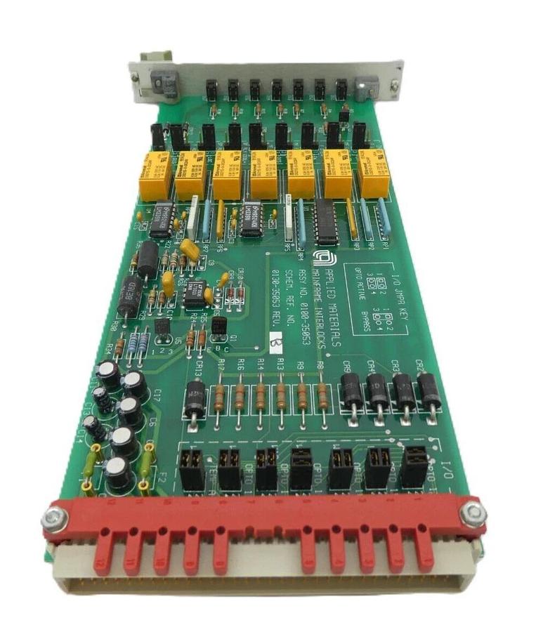 Used AMAT Applied Materials 0100-35053 Mainframe Interlocks PCB Card Working Surplus