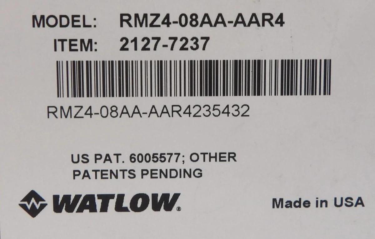 Watlow RMZ4-08AA-AAR4 EtherCAT Temperature Controller EZ-ZONE Lot of 4 New
