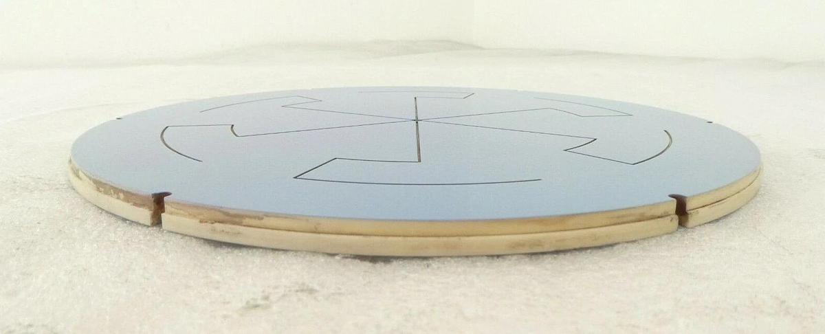 Used Novellus 15-118391-00 300mm Wafer Notch RF52 ESC Electrostatic Chuck Working