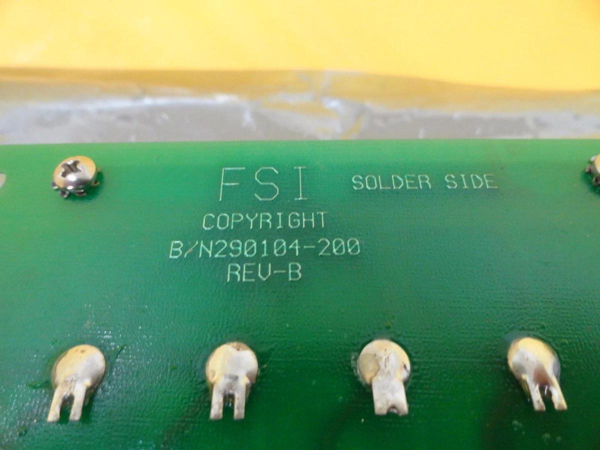 Used FSI International 233-5002-00 PC Pneumatic Interface Board PCB Working Surplus