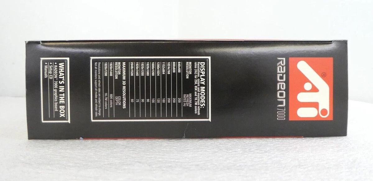 Used ATI Technologies 100-430290 Radeon 7000 VGA PCI 32 MB DDR Reseller Lot of 13 New