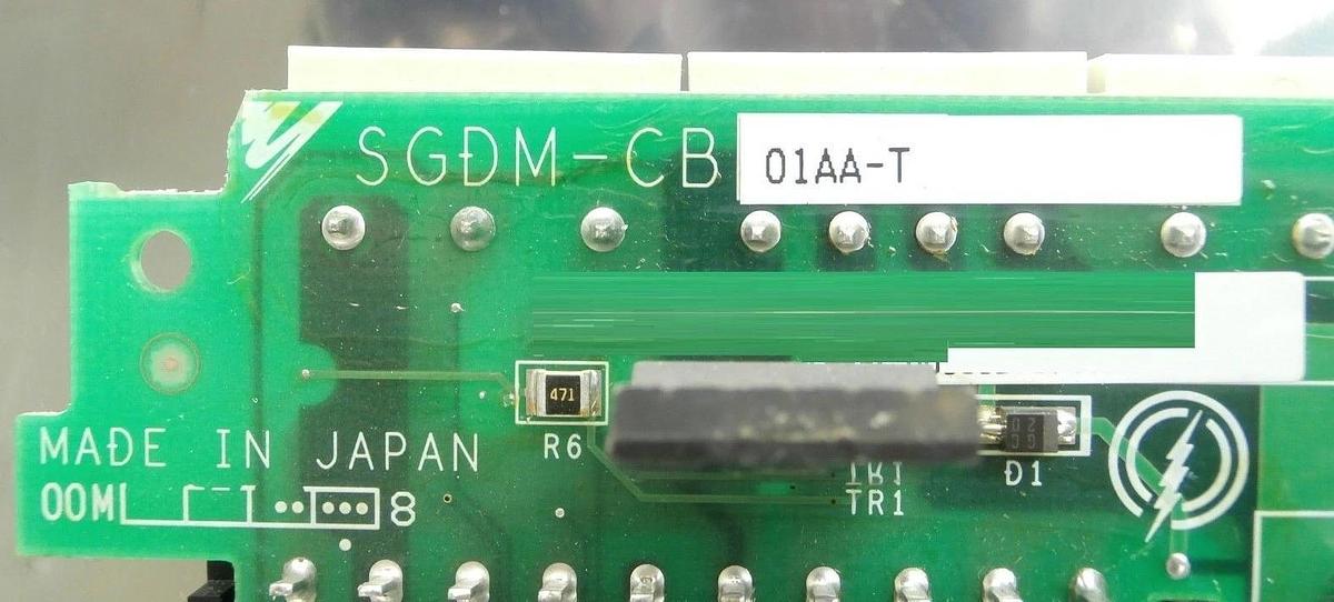 Used Yaskawa Electric SGDH-CB01AA-T Servo Drive Power/Interface PCB DF9203769-A0 Used