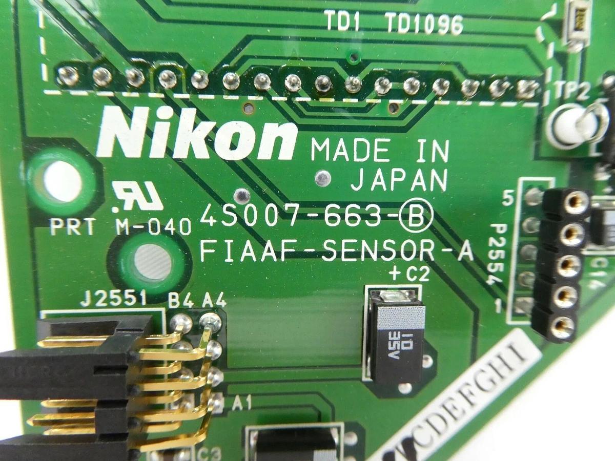 Used Nikon 4S007-663-Ⓑ FIAAF Sensor Board PCB FIAAF-SENSOR-A NSR-S205C Working Spare