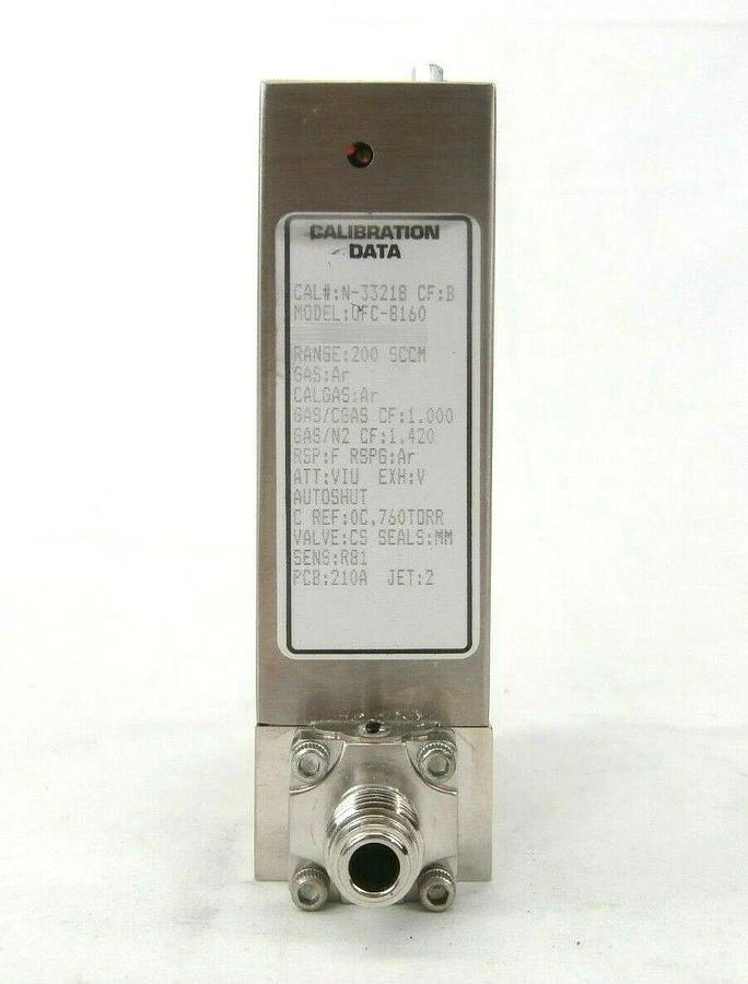 Used UNIT Instruments UFC-8160 Mass Flow Controller MFC 200 SCCM Ar Working Spare