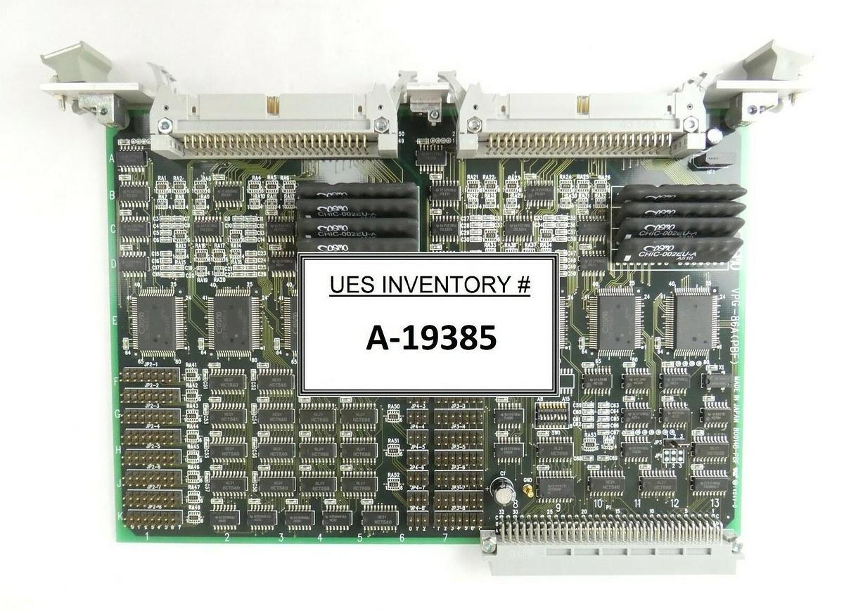 Used Cosmo VPG-86A 8-Axis Motor Controller VME PCB Card Rudolph F30 Working Surplus
