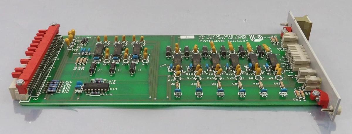 Used AMAT Applied Materials 0100-20012 Isolation Amplifier PCB Card Lot of 3 Working