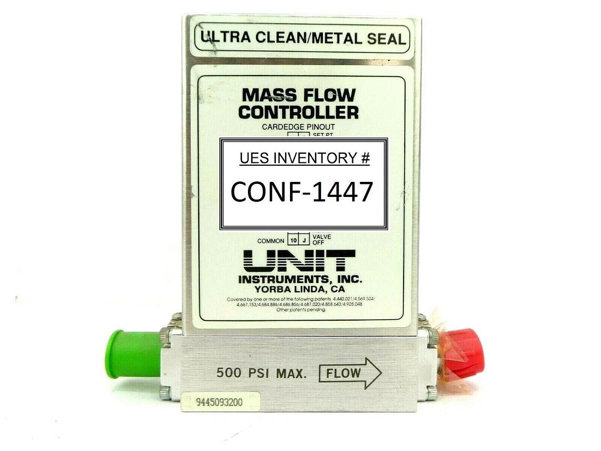 Used UNIT Instruments UFC-8160 Mass Flow Controller MFC 200 SCCM SiH4 Working Surplus