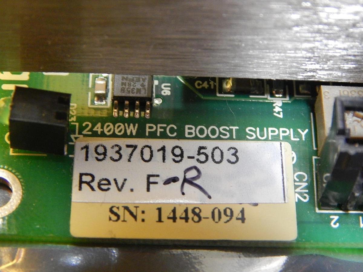 Used Delta Design 1937019-503 2400W PFC Boost Supply Board PCB Rev. F-R Used Working