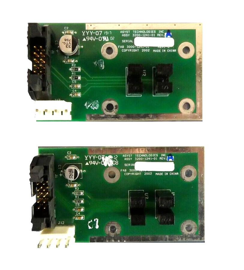 Used Asyst Techologies 3200-1241-01 PCB Board Assembly IsoPort Lot of 2 Working