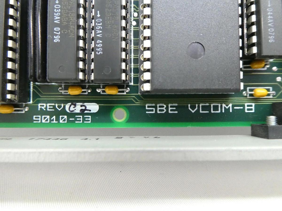 Used SBE 9010-33 Processor VME PCB Card VCOM-8 ESI 9250 Laser Processing System Spare