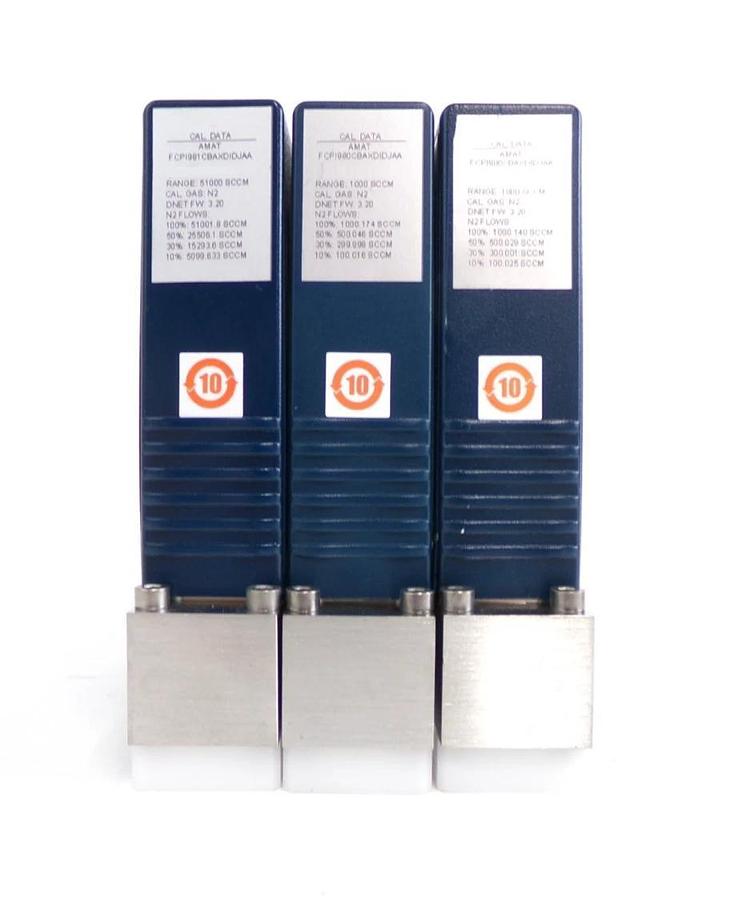 Used Aera PI-98 Mass Flow Controller MFC Reseller Lot of 6 Working Surplus