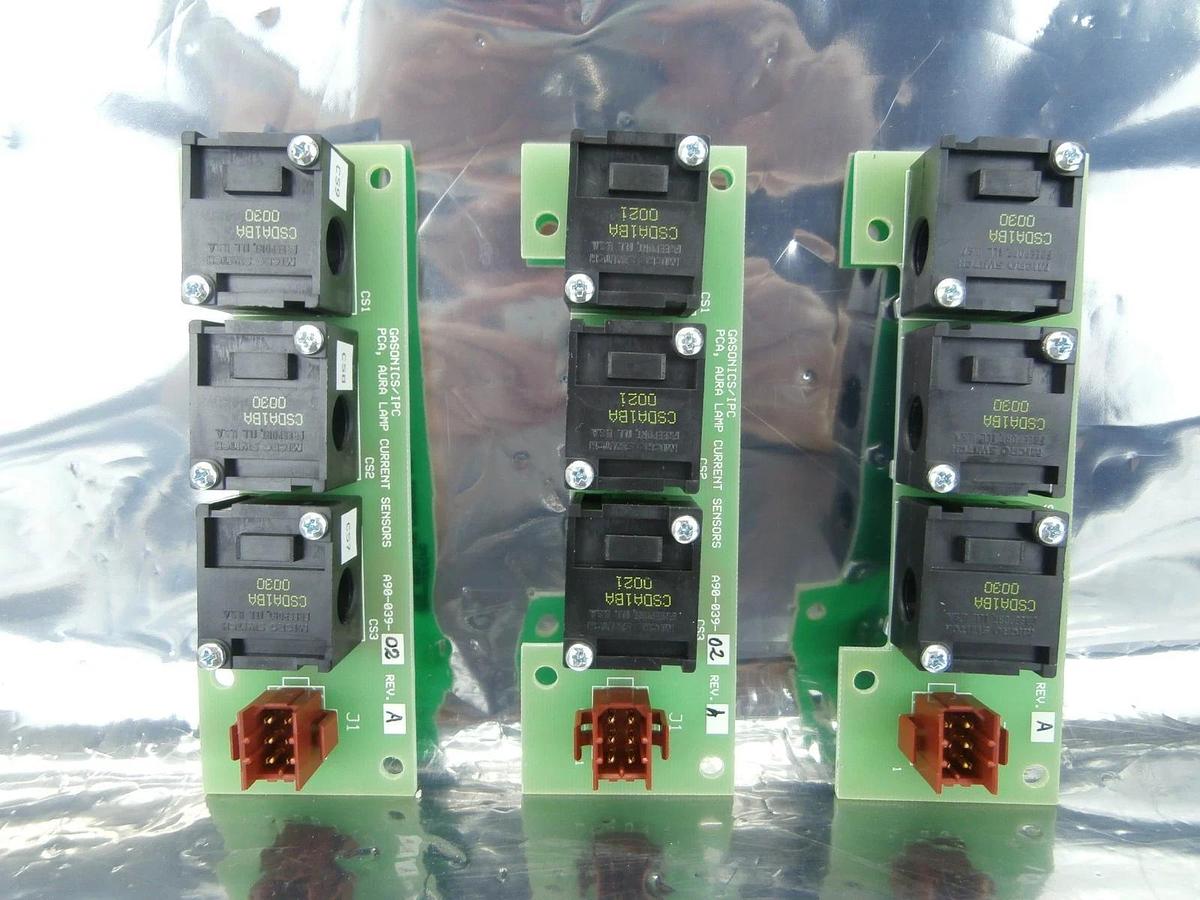 Used GaSonics/IPC A90-039-02 Aura Lamp Current Sensors Reseller Lot of 3 Used Working