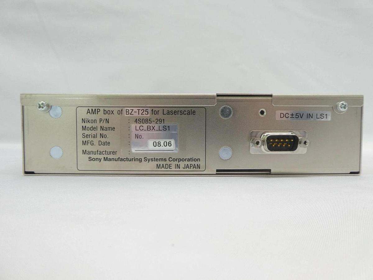 Used Sony BZ-T25 Laserscale AMP Box LC_BX_LS1 Dual Card Nikon 4S085-291 NSR Working