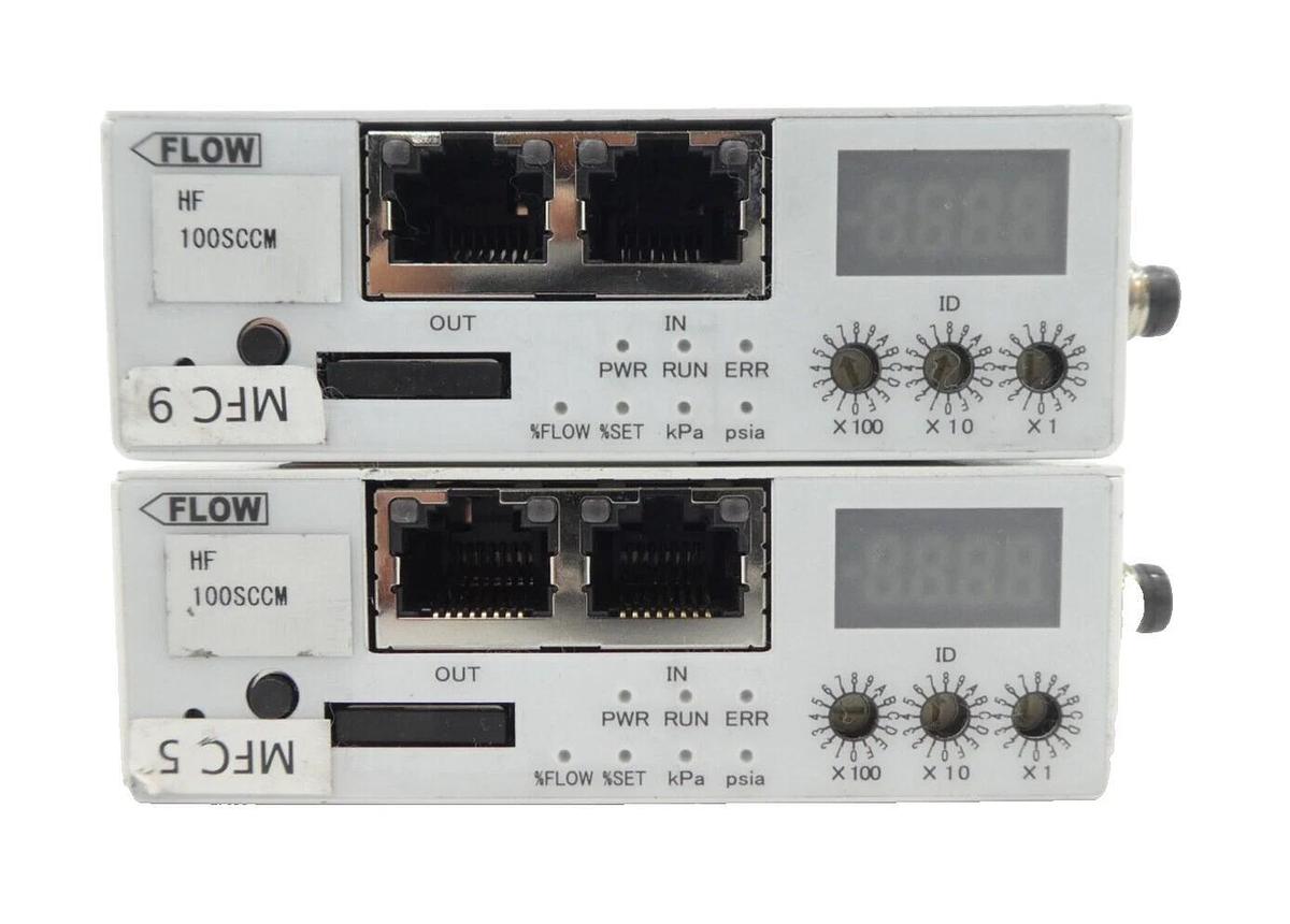 Used Fujikin P7000 Mass Flow Controller MFC P7000E P7000D Reseller Lot of 5 Working