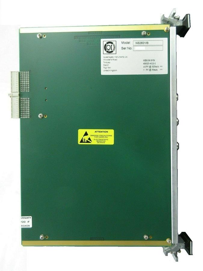 Used QI Queensgate Instruments NS2601/B Controller PCB Card Nikon NSR-S620D Working