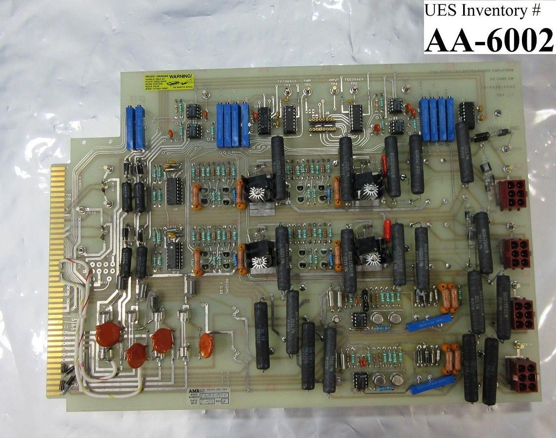 Used Amray 92102-01-1 High Speed Deflection Power Amplifiers Used Working