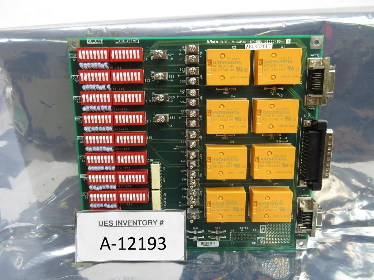 Used Nikon 4S007-854-1 Power Supply Relay Board PCB ST-DRU NSR-S204B Used Working