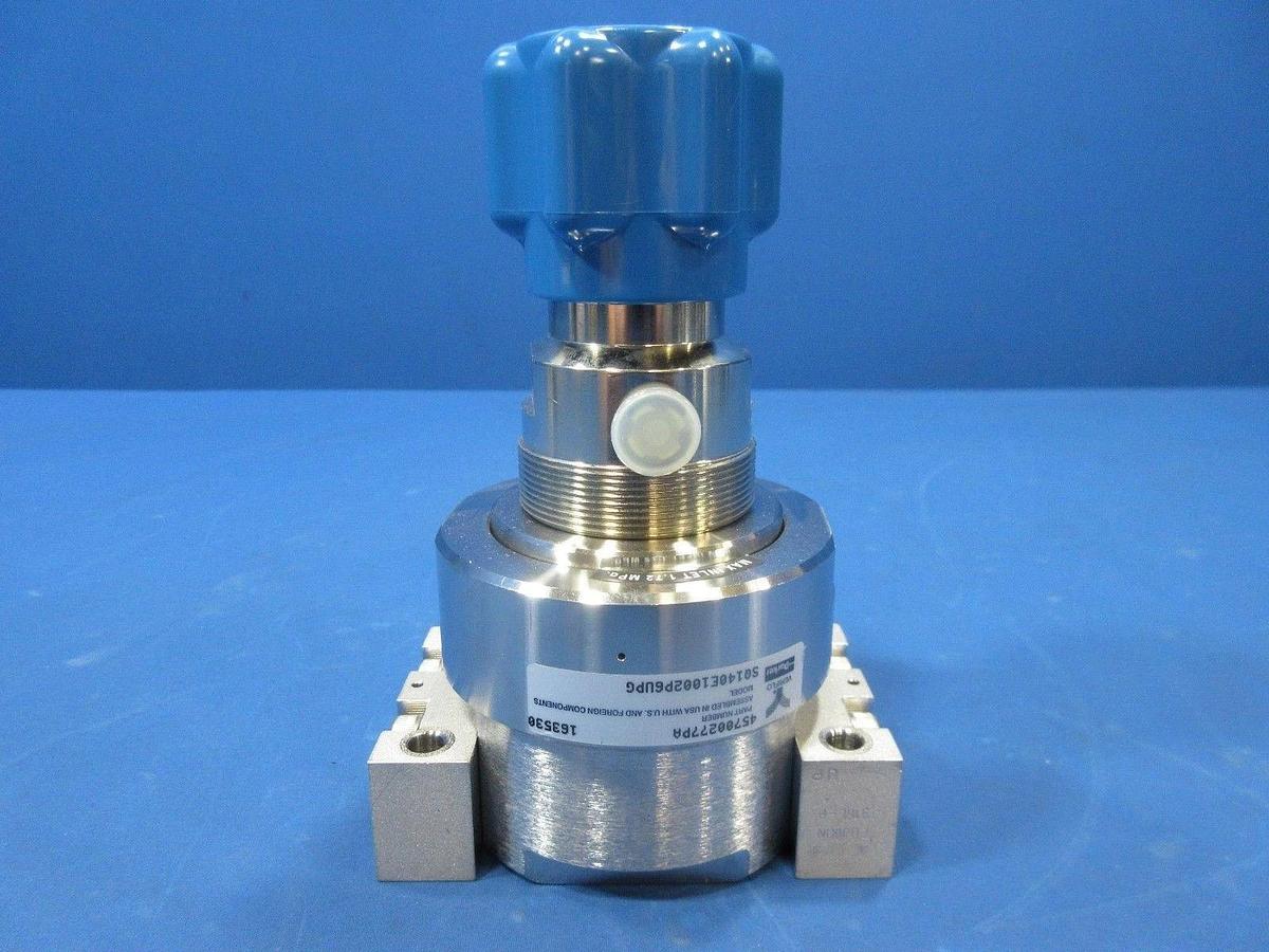 Used Parker Veriflo 45700277PA Pressure Regulator SQ140E1002P6UPG Used Working