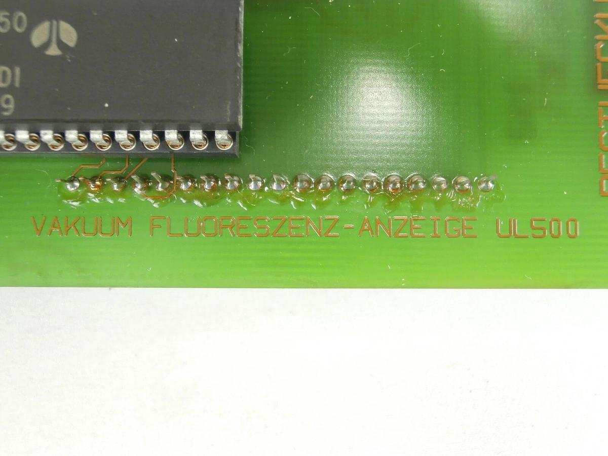 Used Leybold 200 30 476 Vacuum Fluorescence Display Board PCB UL 500 ULTRATEST Spare