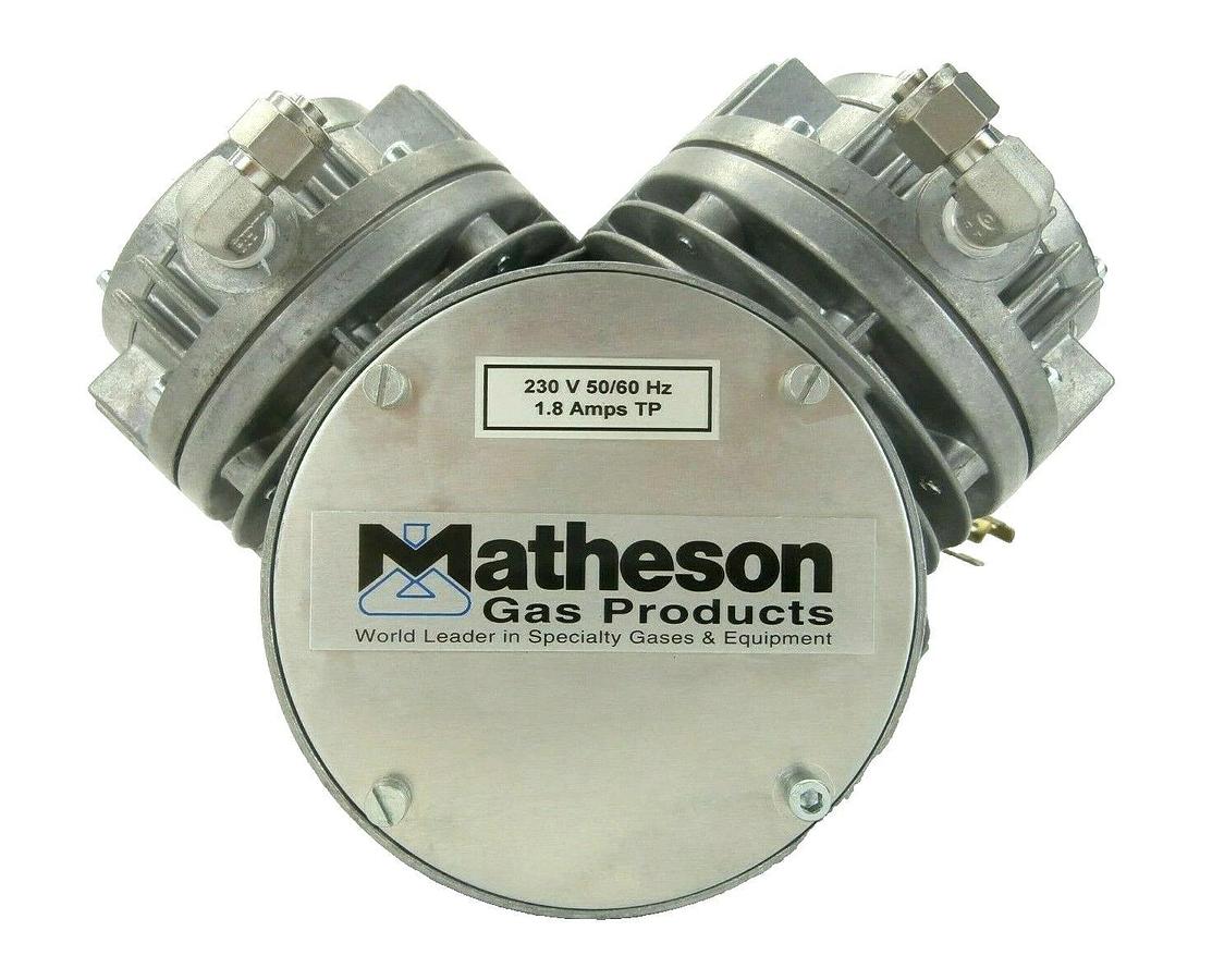 Used KNF Neuberger MPU818-N035.0-10.96 Diaphragm Vacuum Pump Matheson Tested Working