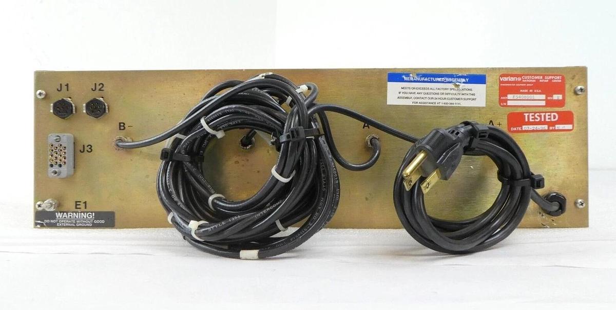 Used Varian Semiconductor Equipment F5408001 Quad Lens HV Power Supply VSEA Working