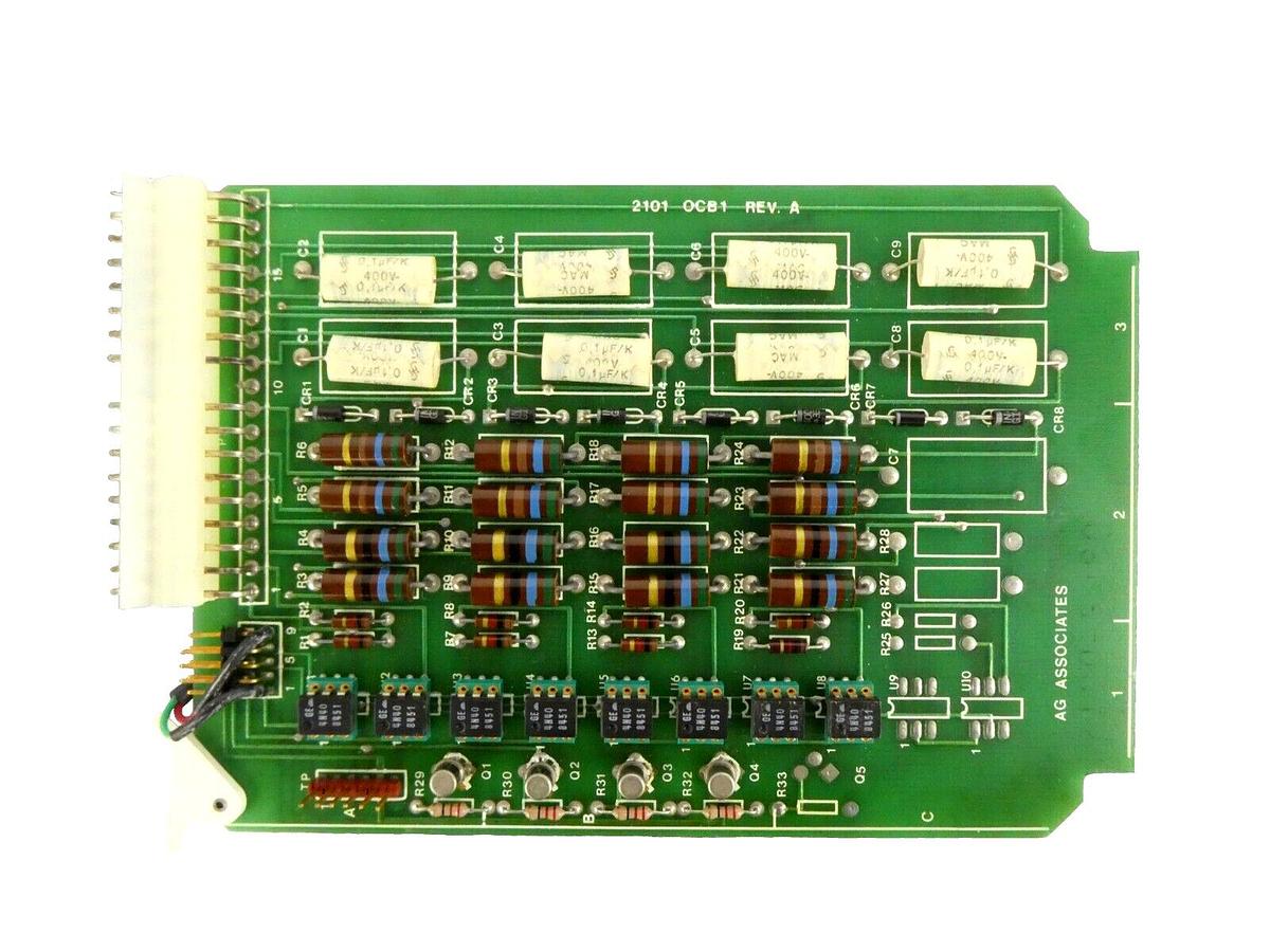 Used AG Associates 7100-5080 Heatpulse Oven Control PCB 2101 OCB1 Working Surplus