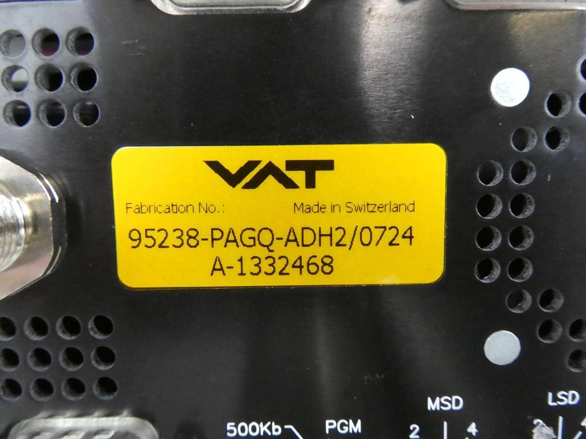 VAT 95238-PAGQ-ADH5 Butterfly Valve Pressure Controller No Heater Cover New