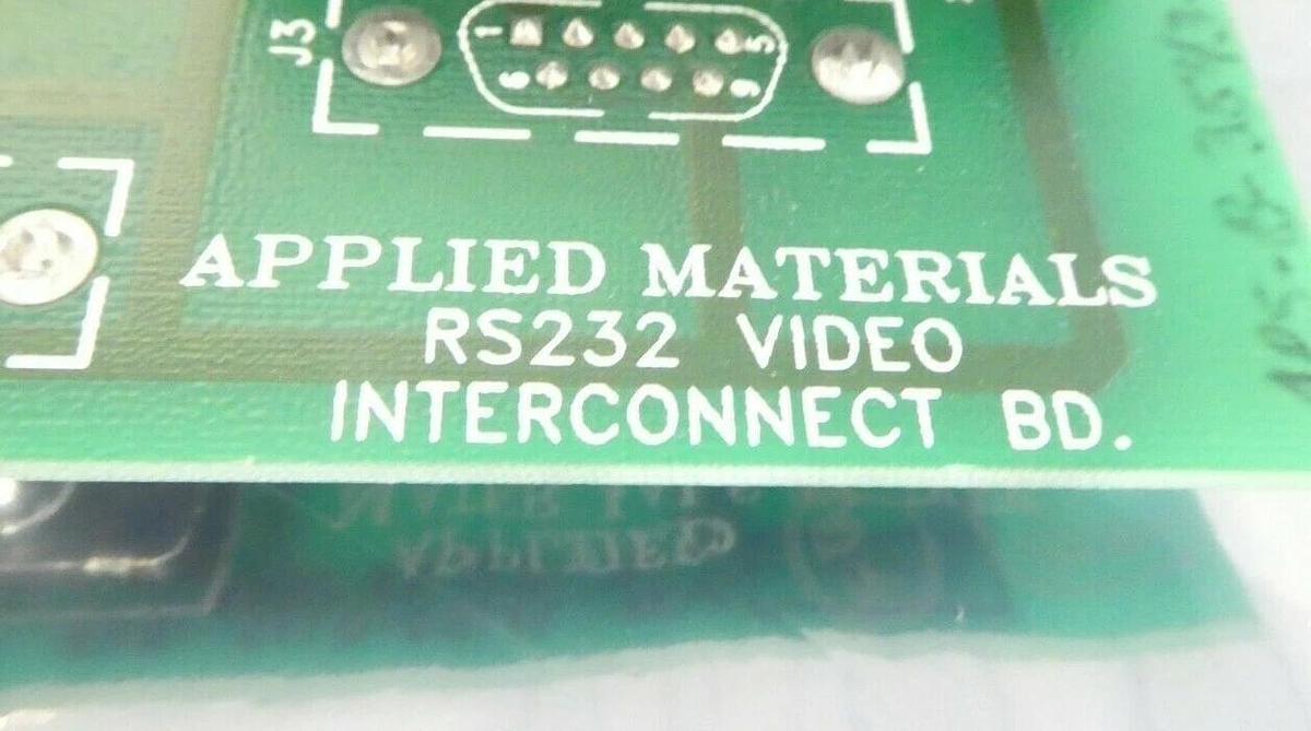 Used AMAT Applied Materials 0100-09145 RS232 Video Interconnect PCB