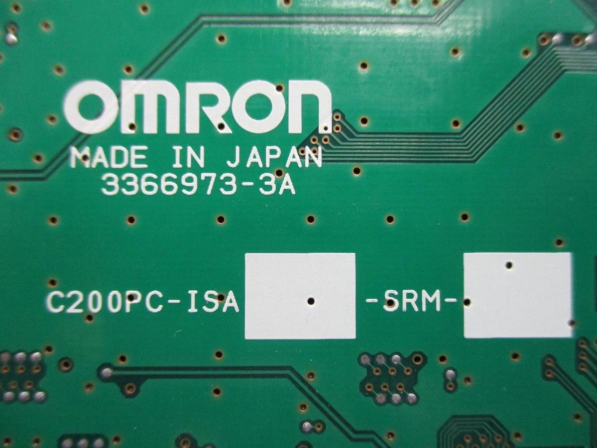 Used Omron C200PC-ISA13-SRM-E ISA Board PCB Card C200PC-ISA03-1 3376997-5B Used