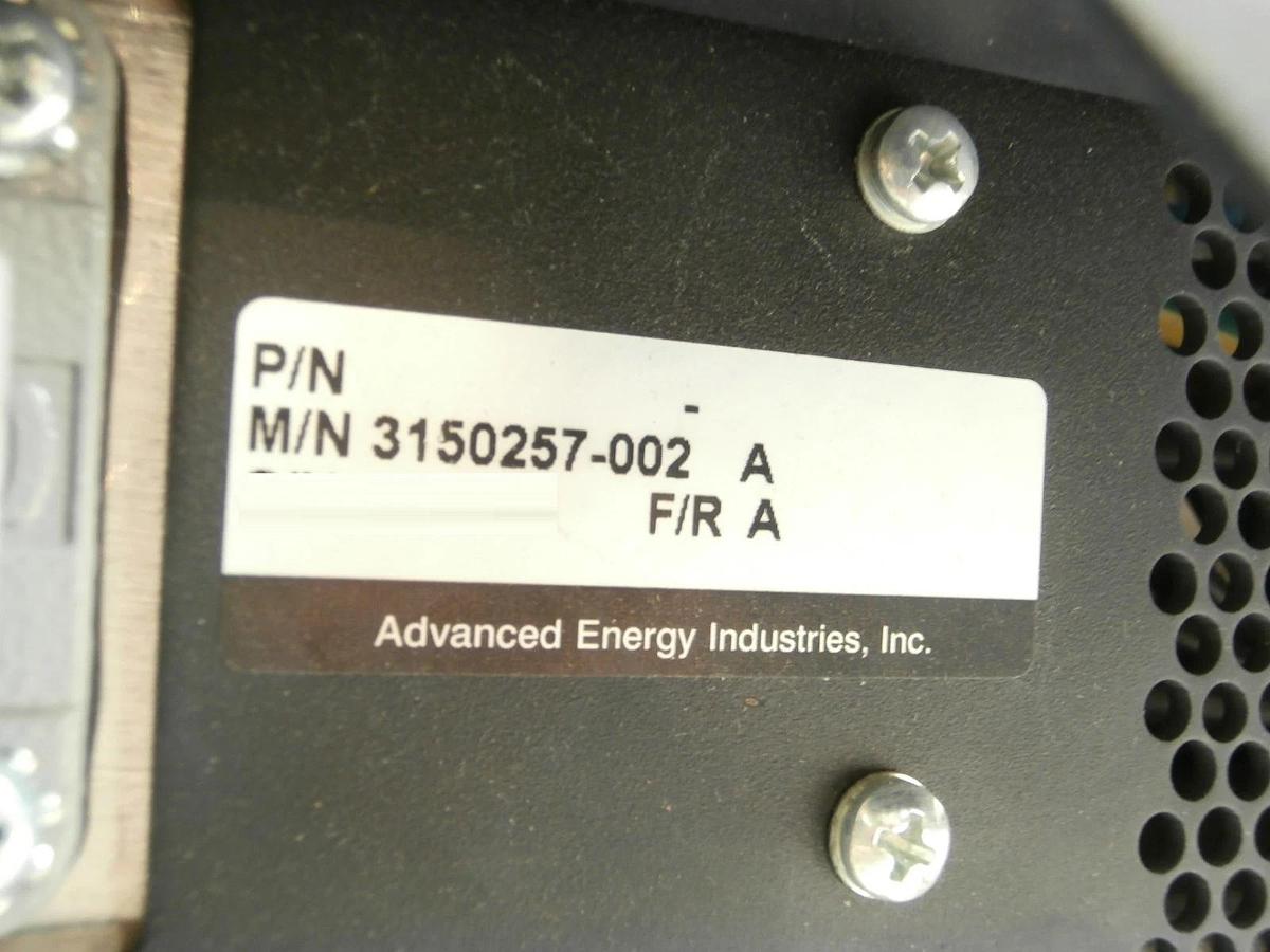 Used VHF Ovation 35162 AE Advanced Energy 3150257-002 A RF Generator Bad Input As-Is
