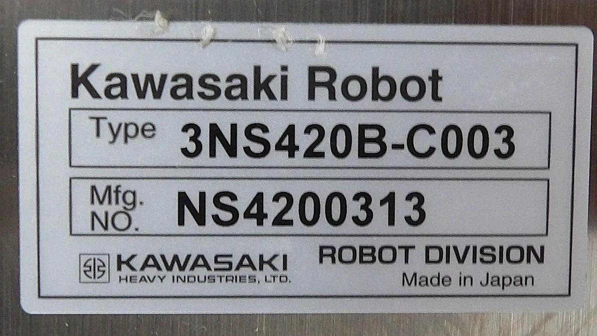 Used Kawasaki 3NS420B-C003 Dual Arm Wafer Handling Robot Untested As-Is