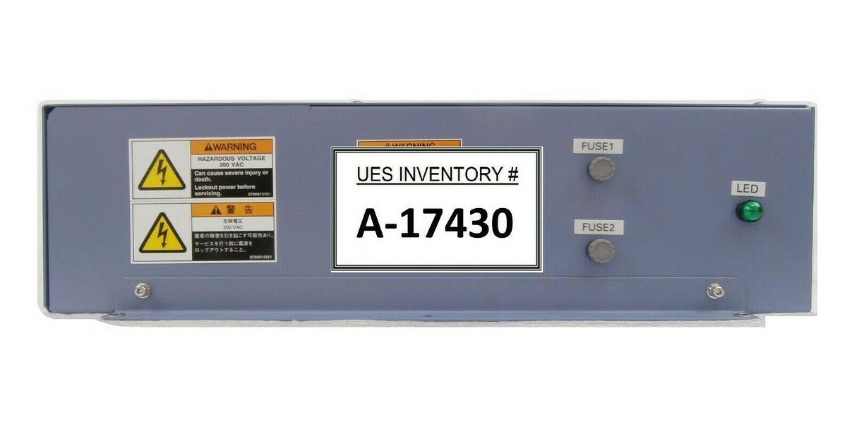 Used TEL Tokyo Electron FFU/EXH Fan Power Box Assembly Trias Working Spare
