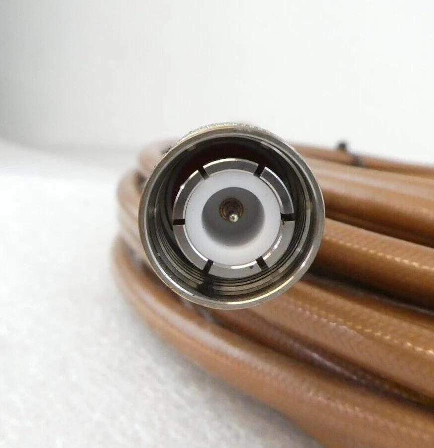 Used NP New Power Plasma 2K1504 RF Coaxial Cable 25 Meters 82 Foot Working Surplus