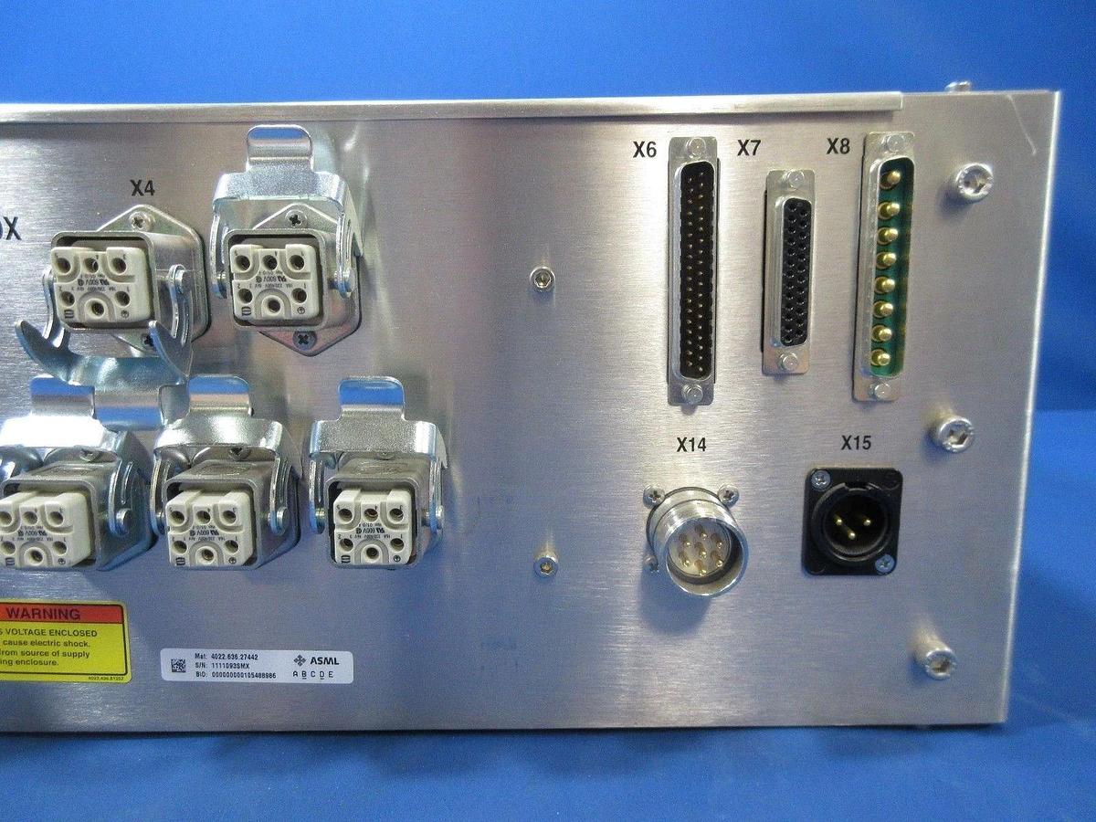 Used ASML 4022.636.27442 MPD Relay Box ASML Dual Stepper Scan Used Working