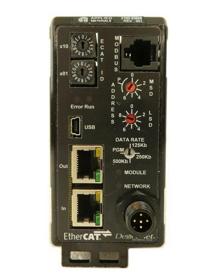 Used AMAT Applied Materials 0190-83666 PLC EtherCAT DeviceNet Controller Working