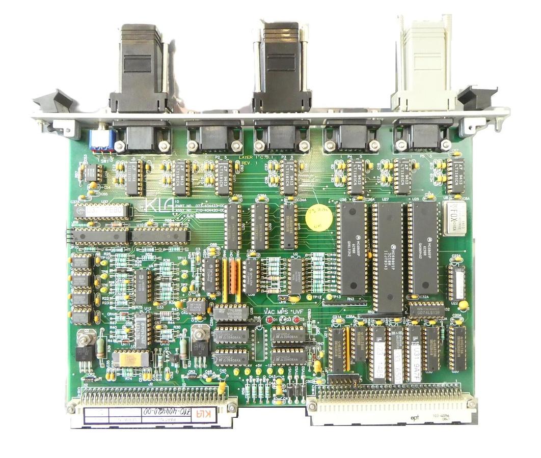 Used KLA-Tencor 073-404423-00 I/O PCB Card 710-404420-00 5100 Working Surplus