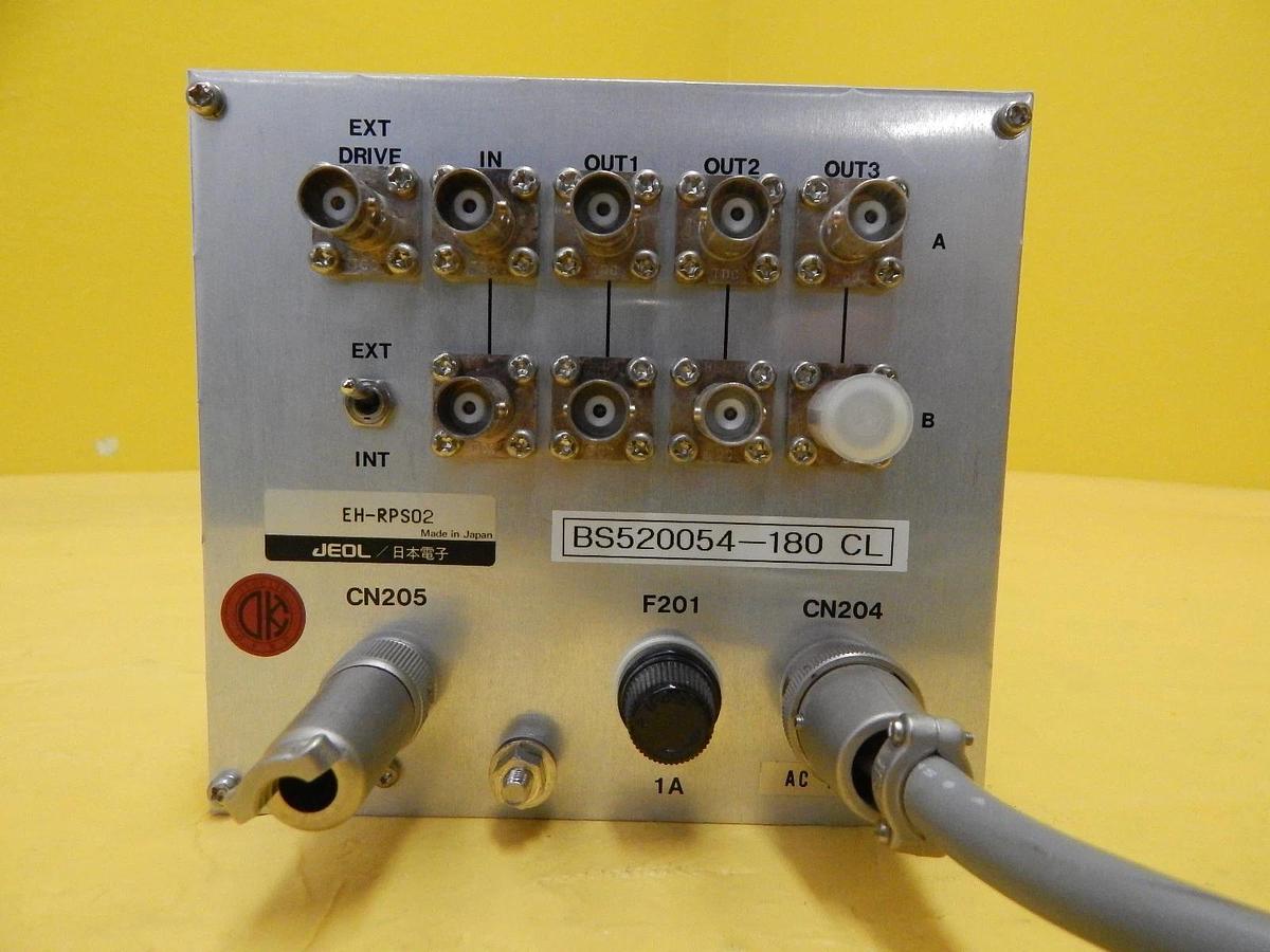 Used JEOL EH-RPS02 Manual Adjustable -/+180° Phase Shifter Used Working
