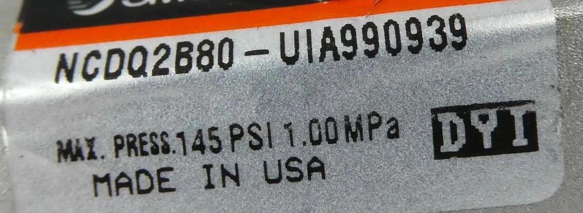 Used SMC NCDQ2B80-UIA990939 Wafer Chamber Slit Valve Endura Centura Working Surplus