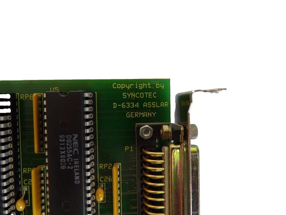 Used Syncotec 010507-1 Lamp/Cassette Controller PCB Card IM8N Working Surplus