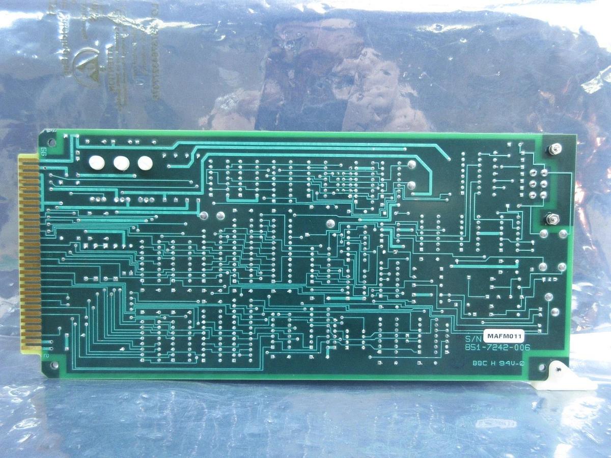Used Perkin-Elmer 851-8242-006 Processor PCB Card Rev. N SVG ASML 90S Used Working