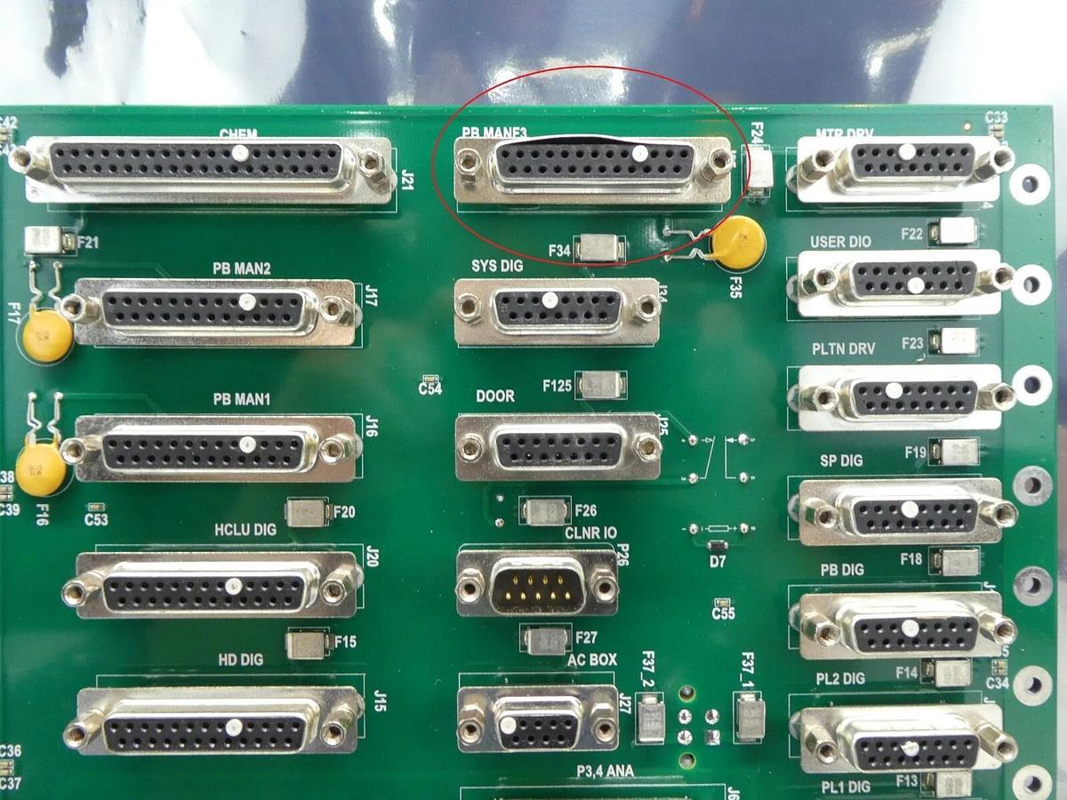 Used MKS Instruments AS00685-03 Sycamore Polisher V3 Distribution PCB AMAT 0190-32547