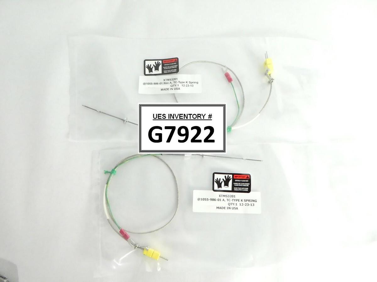 ASM 1055-986-01 TC-Type K Spring XTMS3201 Reseller Lot of 2 New Surplus