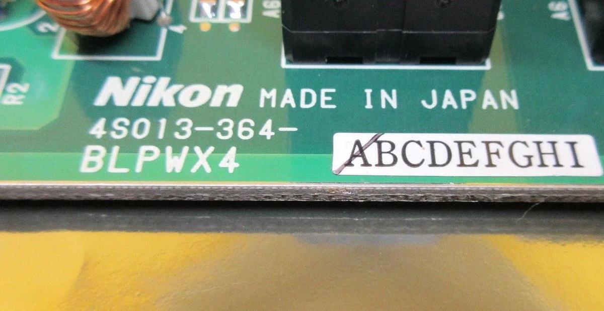 Used Nikon 4S013-364 Interface Board PCB BLPWX4 NSR-S205C BMU Used Working