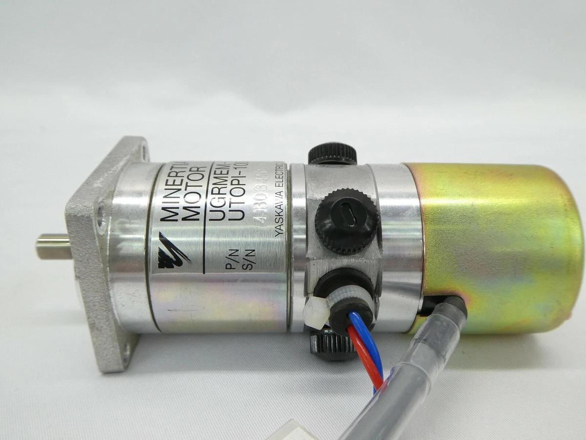 Used Yaskawa Electric UTOPI-100MX Minertia Motor UGRMEM-01SNQ72 NSR System Working