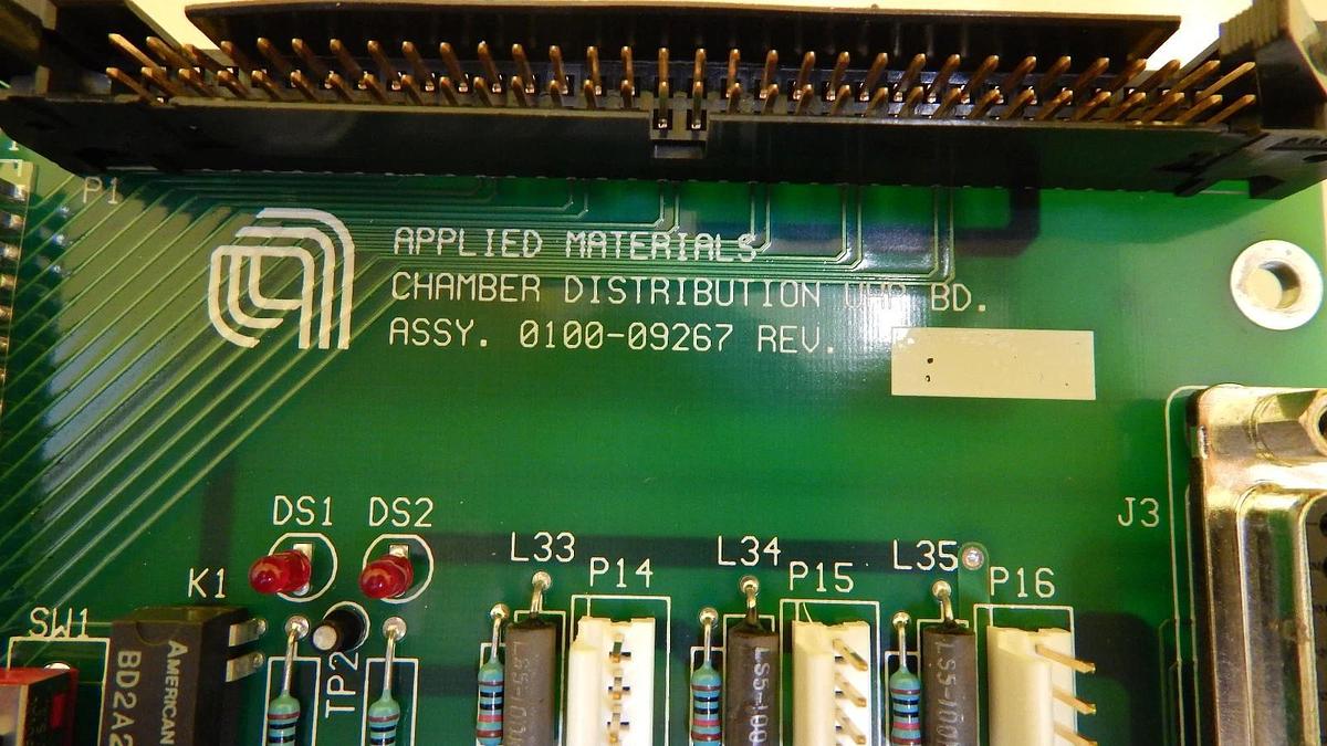 Used AMAT Applied Materials 0100-09267 Chamber Distribution UHP PCB P5000 Working