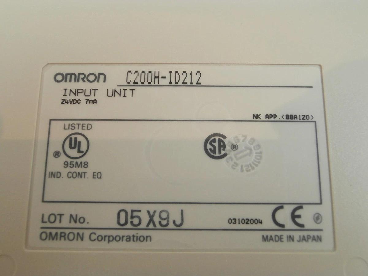 Used Omron SYSMAC C200H Programmable Logic Controller PLC Assembly C200H-CPU02 Used