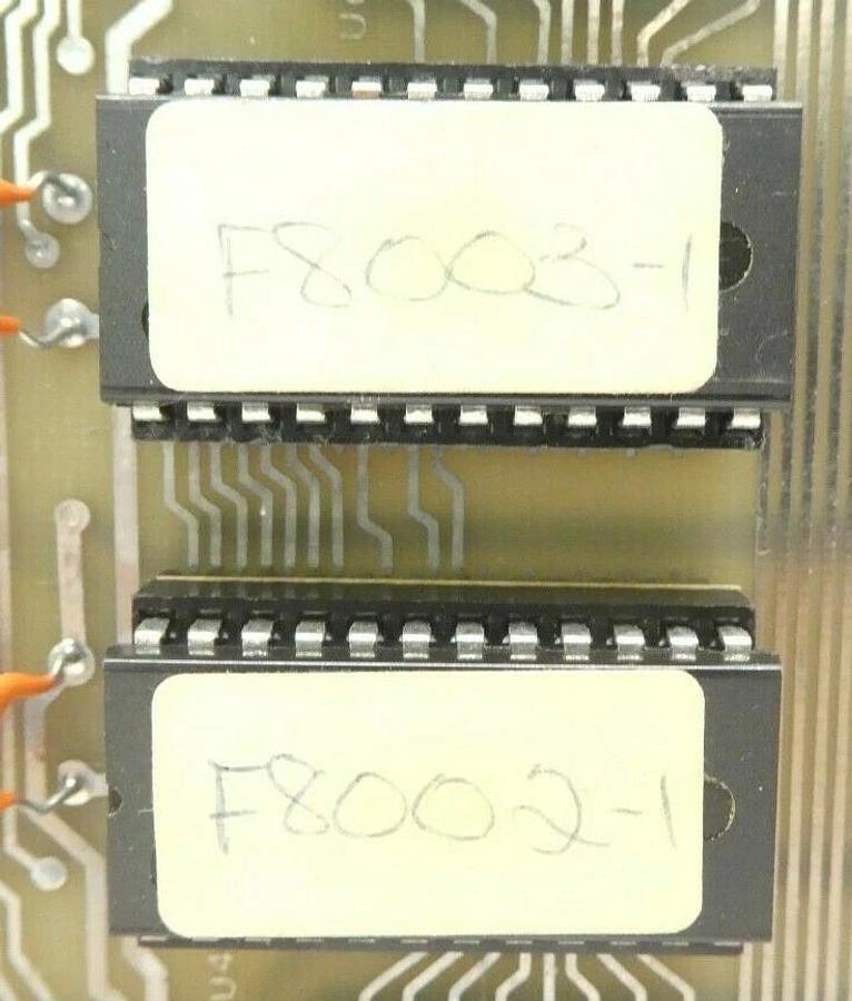 Used Varian Semiconductor VSEA E-F3958001 Process Display Logic PCB Rev. F Working