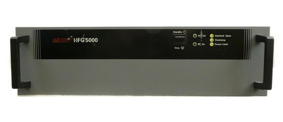 Used HFG 5000 AE Advanced Energy 660-098720-001 HF Generator 3155095-001A As-Is